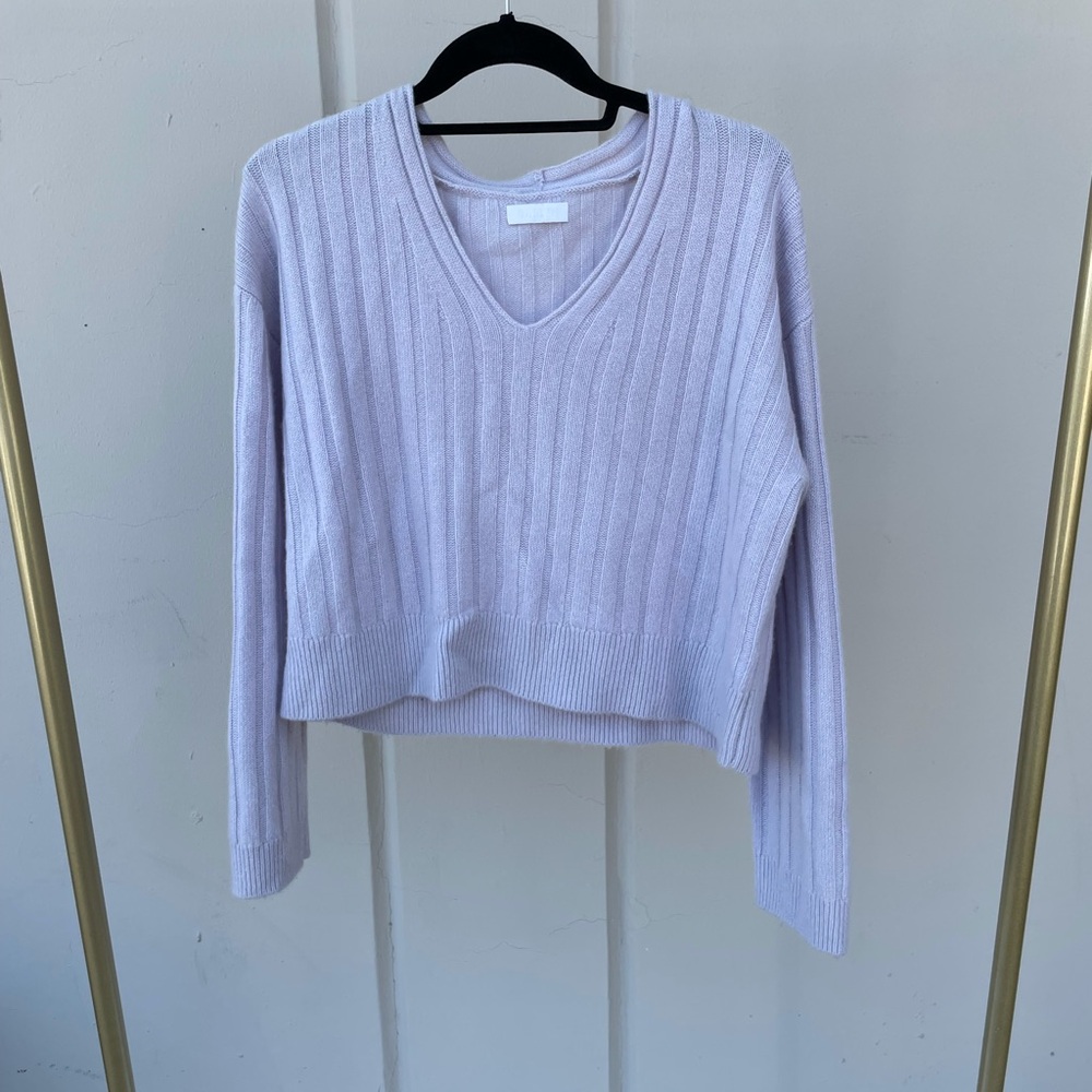 Sablyn knit  cashmere Sweater size S lavender
